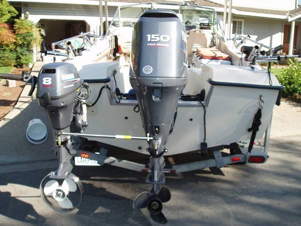 what size kicker motor for 18 foot boat