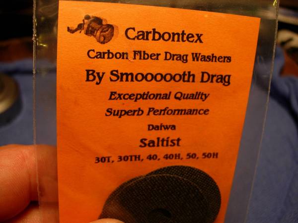 Smooth Drag Carbontex Drag Washers #SDD104 DAIWA REEL PART Saltist 40 6 