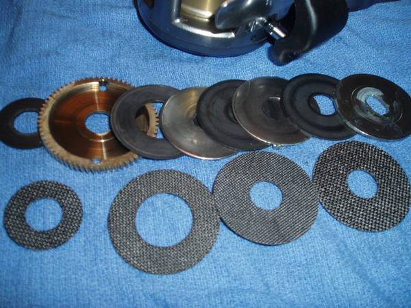 Rondelles De Traîne Carbone CompoTec - Équivalent Carbonex Pour Shimano Speedmaster 14000
